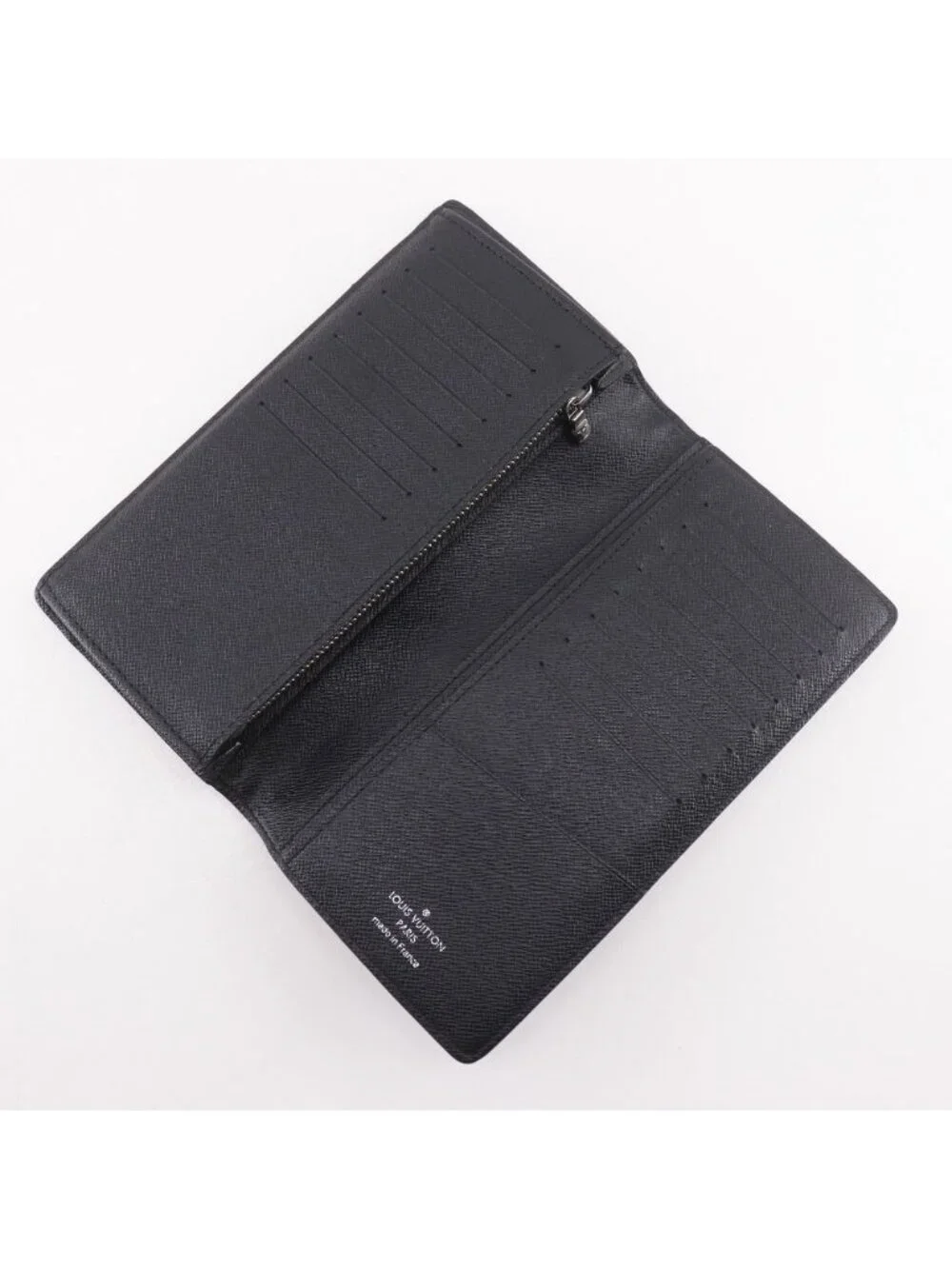 Louis Vuitton Portefeuille Brazza Damier Graphite Canvas Black Wallet